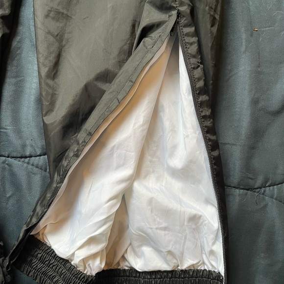 Nike Vintage 90s Track Pants Black Parachute Joggers Men’s L Y2K Retro - Picture 9 of 14